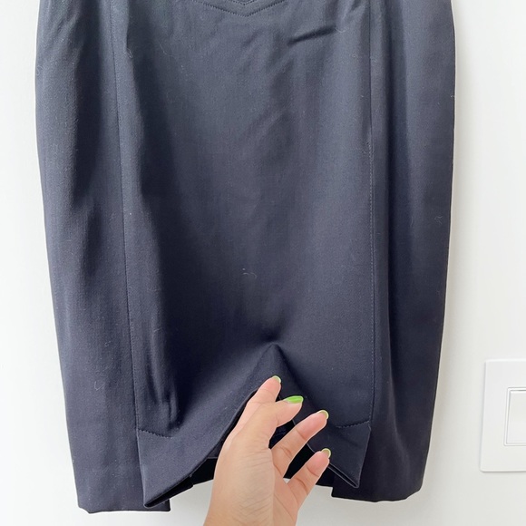 ✅ SALE 🖤 Vintage Escada by Margaretha Ley Black Pencil Skirt - Picture 5 of 5